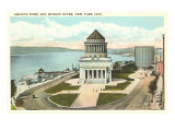 Grant's Tomb, Hudson River, New York City Giclee Print