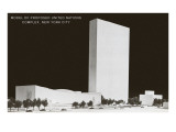 Model of United Nations Complex, New York City Poster