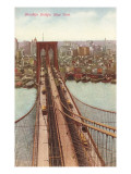 Le pont de Brooklyn, New York City Affiches