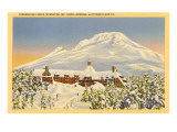 Winter, Timberline Lodge, Oregon Giclee Print