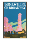 Somewhere on Broadway, Sheet Music, New York Posters