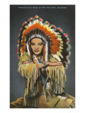Princess Pale Moon, Choctaw Indian Giclee Print