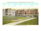 Campus Buildings, Columbia University, New York City Prints