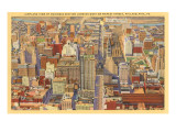 Aerial View, Philadelphia, Pennsylvania Prints