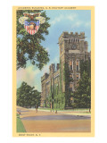 Academic Building, West Point, New York Lámina giclée