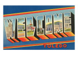 Welcome Toledo, Ohio Giclee Print