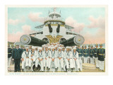 Guns and Gunners of USS Battleship Kentucky Lámina giclée