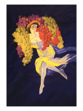 Bacchante with Grapes Giclee Print