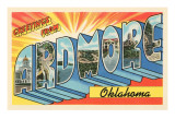 Greetings from Ardmore, Oklahoma Poster
