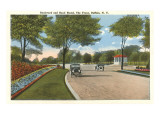 Boulevard and Bandstand, Buffalo, New York Giclee Print