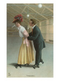 Temptation, Roller Skating Print