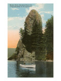Rooster Rock, Columbia River, Oregon Poster