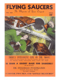 Fifties UFO Magazine Cover Posters