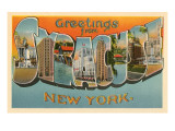 Greetings from Syracuse, New York Giclee Print