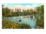 Central Park West and Lake, New York City Photographie