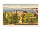 Aquarium, Battery Park, New York City Poster