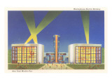 Buildings at New York World's Fair Posters