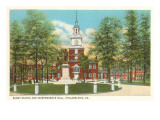 Barry Statue, Independence Hall, Philadelphia, Pennsylvania Prints