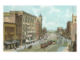 Main Street, Akron, Ohio Giclee Print