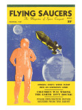 Flying Saucers Magazine Cover Print