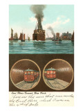 East River Tunnel, New York City Giclee Print