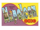 Greetings from Napoleon, Ohio Giclee Print