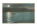 Moonlight on Lake George, New York Giclee Print Moonlight on Lake George, New York Giclee Print