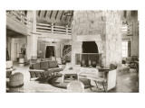 Interior, Timberline Lodge, Oregon Giclee Print