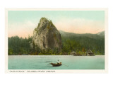 Castle Rock, Columbia River, Oregon Prints