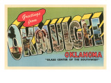 Greetings from Okmulgee, Oklahoma Posters