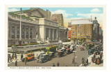 Public Library, New York City Giclée-Druck