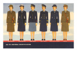 Women in Uniform Lámina giclée