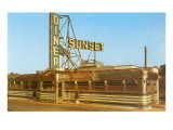 Sunset Diner, Roadside Retro Giclee Print
