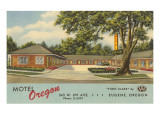 Motel Oregon, Eugene, Oregon Giclee Print