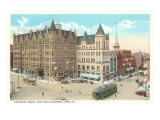 Colonial Hotel, Public Square, York, Pennsylvania Posters