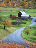 USA, New England, Vermont, Woodstock, Sleepy Hollow Farm in Autumn/Fall Photographic Print by Michele Falzone USA, New England, Vermont, Woodstock, Sleepy Hollow Farm in Autumn/Fall Photographic Print by Michele Falzone
