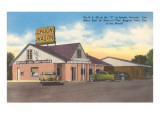 Chuck Wagon Cafe, Roadside Retro Giclee Print