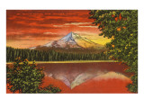 Mt. Hood at Sunrise, Lost Lake, Oregon Láminas Mt. Hood at Sunrise, Lost Lake, Oregon Láminas