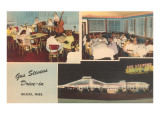 Gus Steven's Drive-In, Roadside Retro Giclee Print