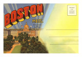 Postcard Folder, Boston, Mass. Prints