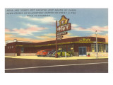 Herb and Dode's Hut, Roadside Retro reproduction procédé giclée
