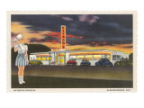 Katson's Drive-In, Roadside Retro Giclee Print