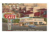 Snak Shak Cafe, Retro Diner Giclee Print