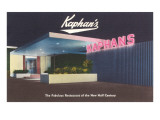 Kaphan's Restaurant, Retro reproduction procédé giclée