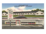 Schilling's Motel and Restaurant, Roadside Retro Giclee Print