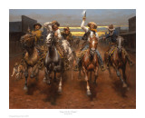 Charge of the Bar-T Brigade Prints by Andy Thomas