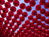 Taiwan, Kaohsiung, Cijin Island, Chinese Lanterns at Tianhou Temple Photographic Print by Steve Vidler