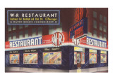 W-R Restaurant, Retro Diner Giclee Print
