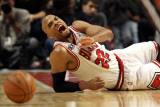Miami Heat v Chicago Bulls - Game Five, Chicago, IL - MAY 26: Taj Gibson Photographic Print by Jonathan Daniel