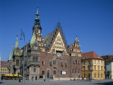 Town Hall, Wroclaw, Poland Photographic Print by Steve Vidler